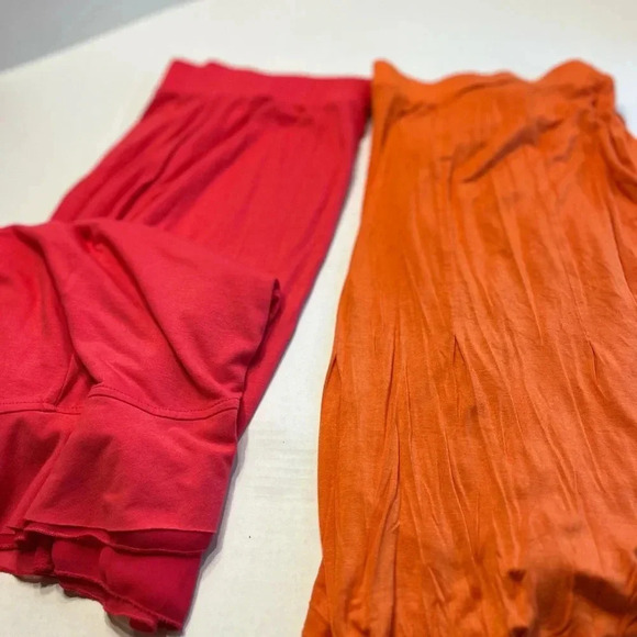 Women’s high low skirts. Giuliana skirt. Pink wrap ruffle lined pencil skirt. - Picture 2 of 16